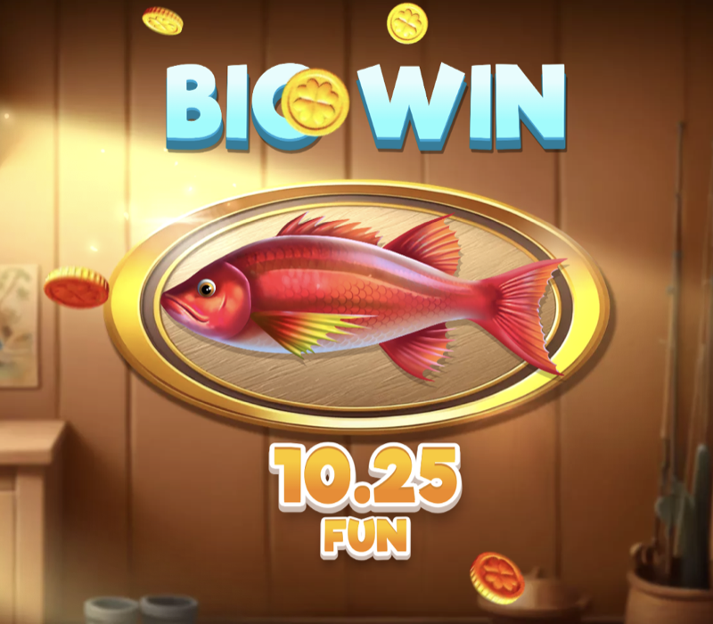 Fishing Club 2 big win animation